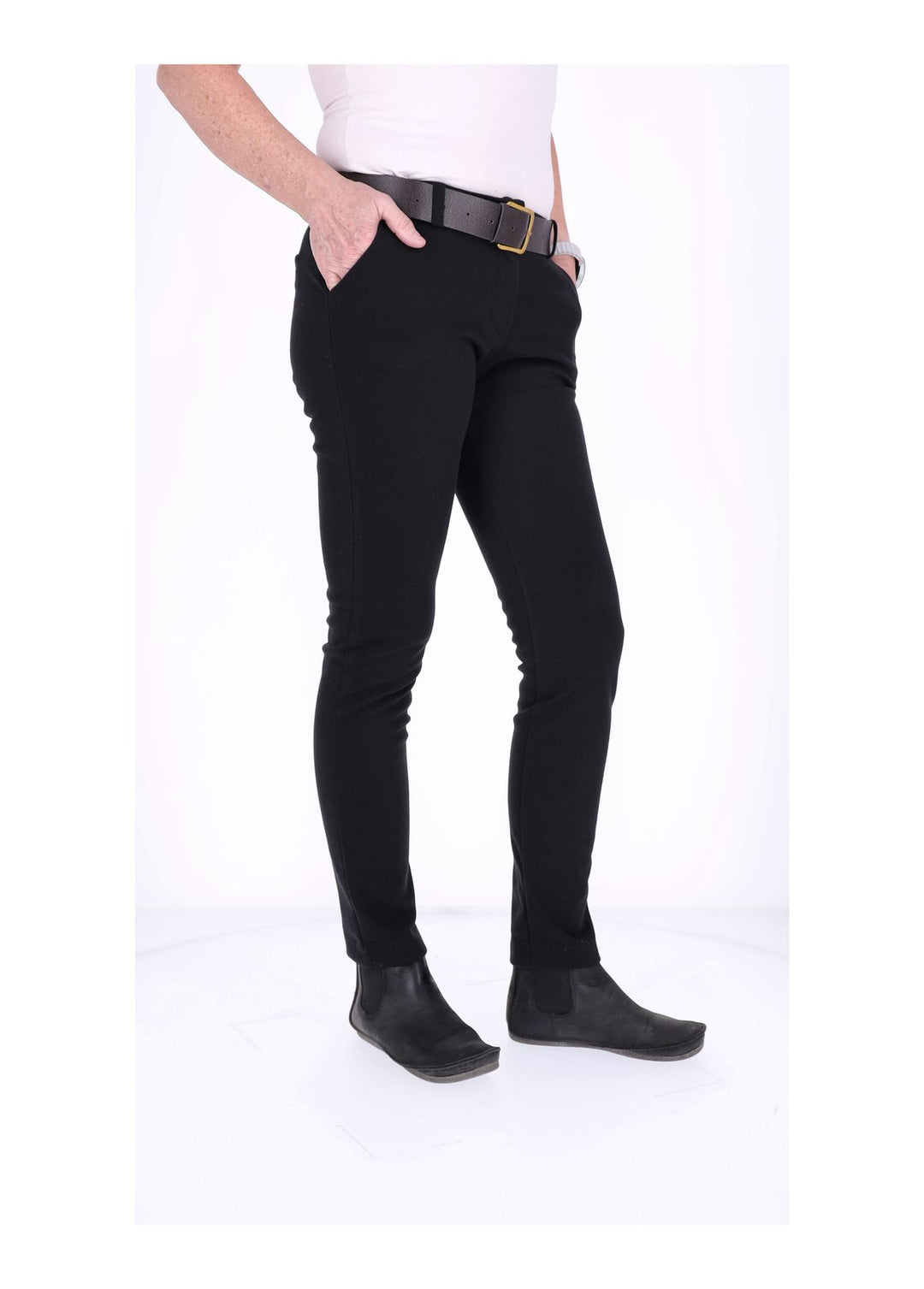 Hose Damen Veloureoptik