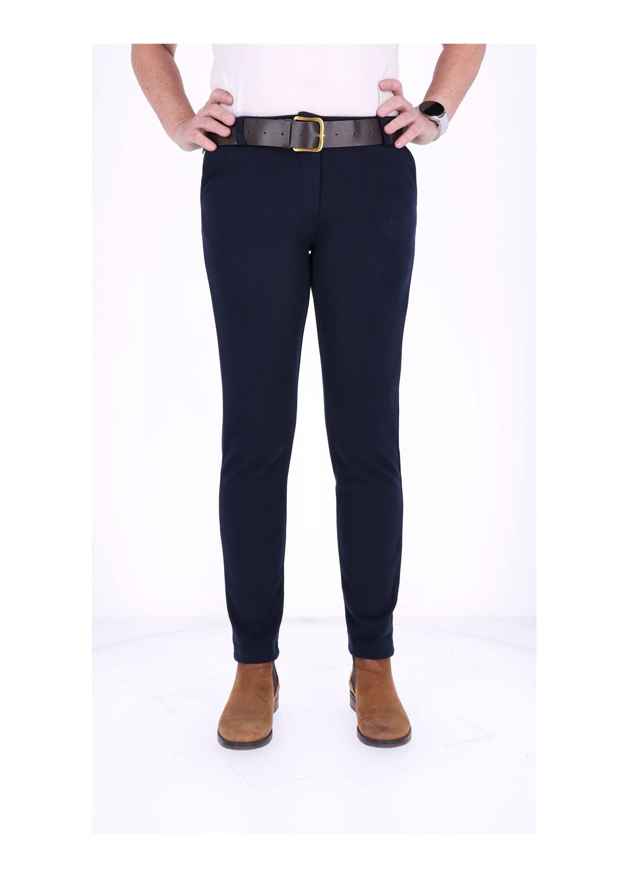 Hose Damen Veloureoptik