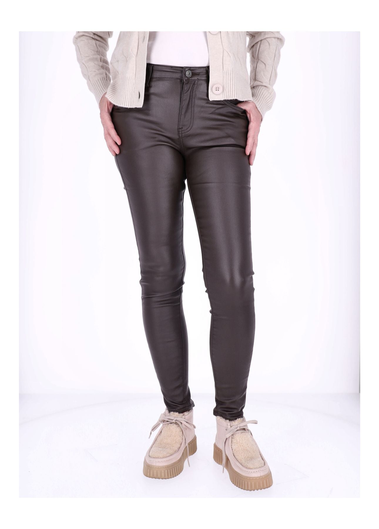Jeans Damen Coated