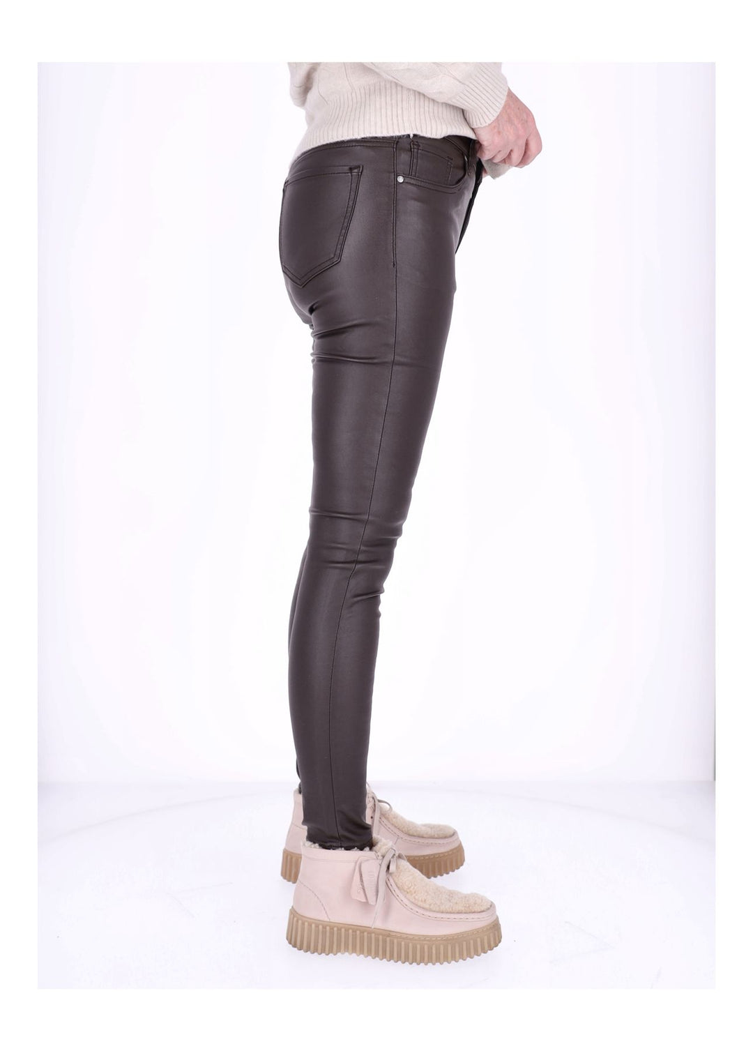 Jeans Damen Coated