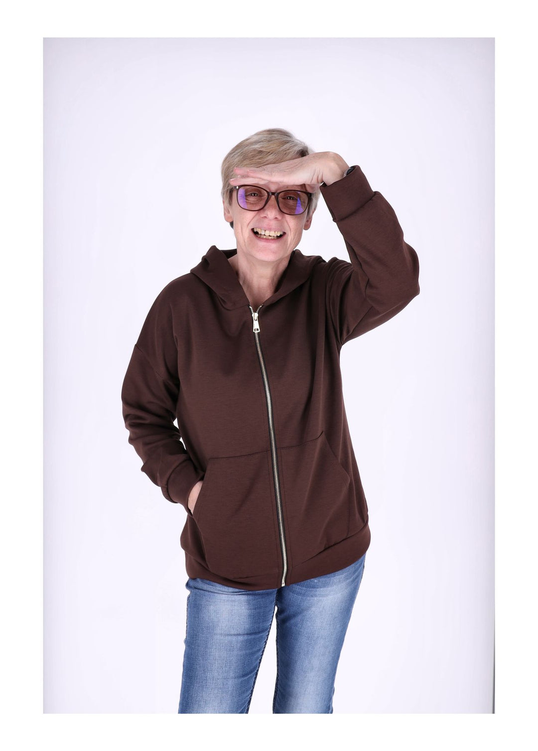 Sweatjacke Damen Kapuze