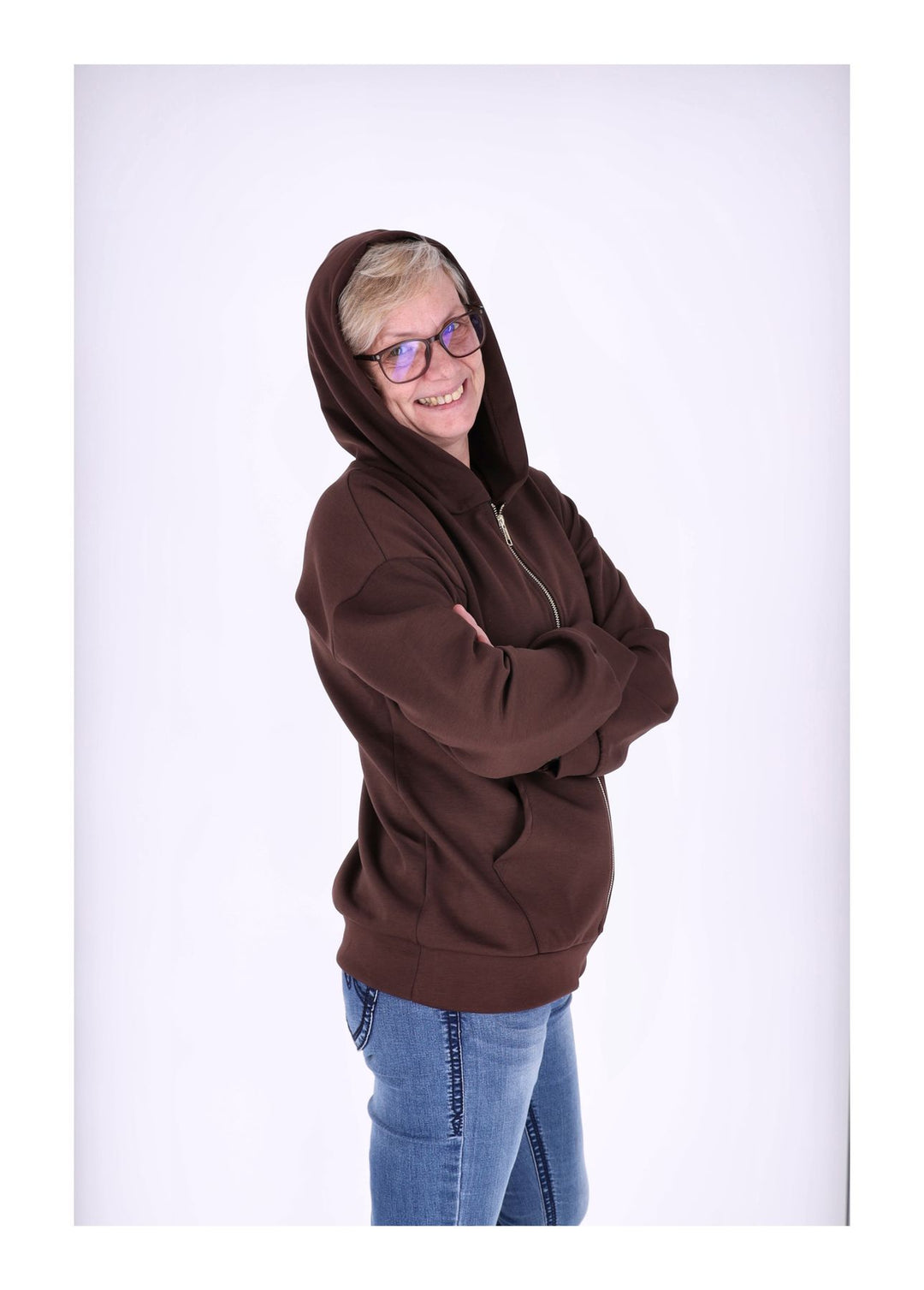 Sweatjacke Damen Kapuze