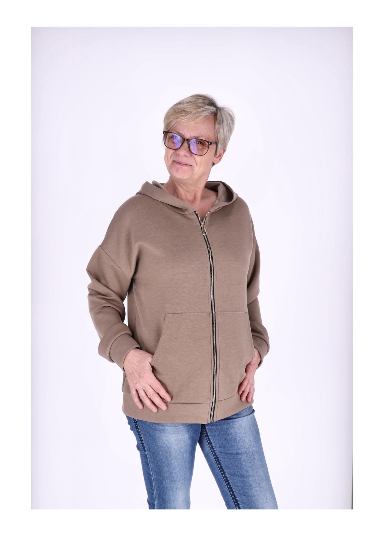 Sweatjacke Damen Kapuze