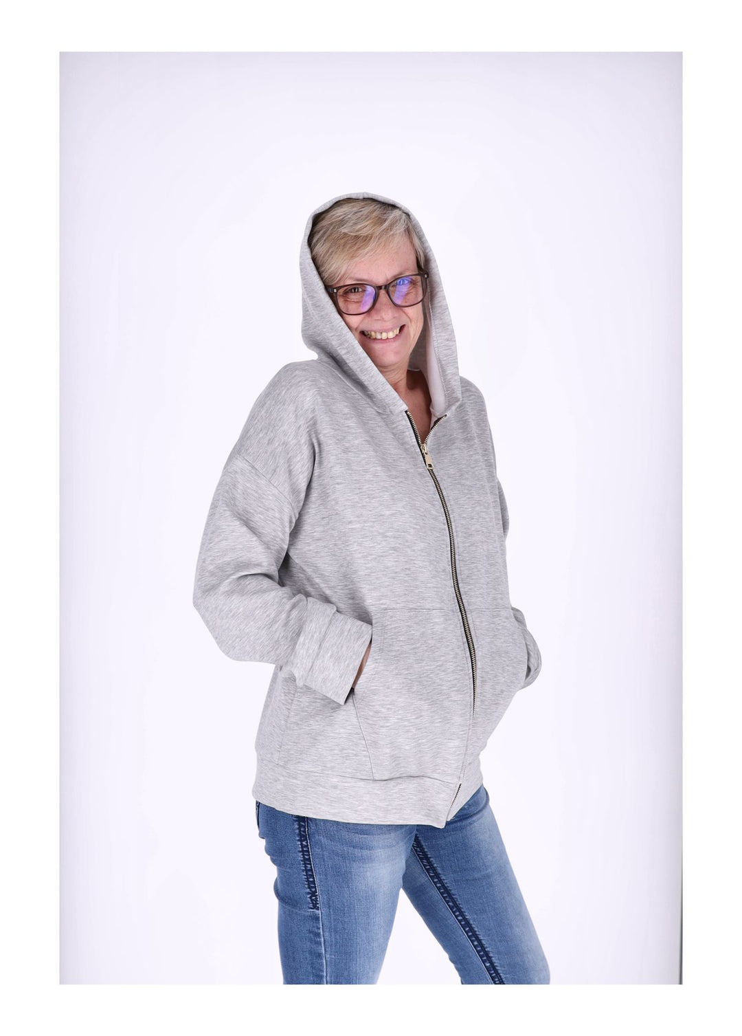 Sweatjacke Damen Kapuze