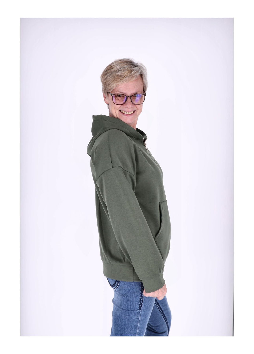 Sweatjacke Damen Kapuze