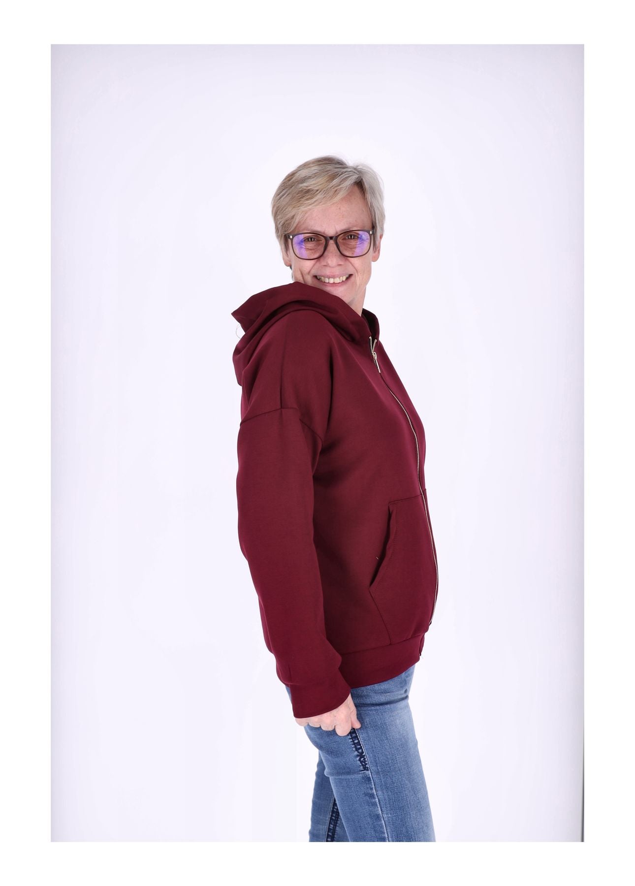 Sweatjacke Damen Kapuze