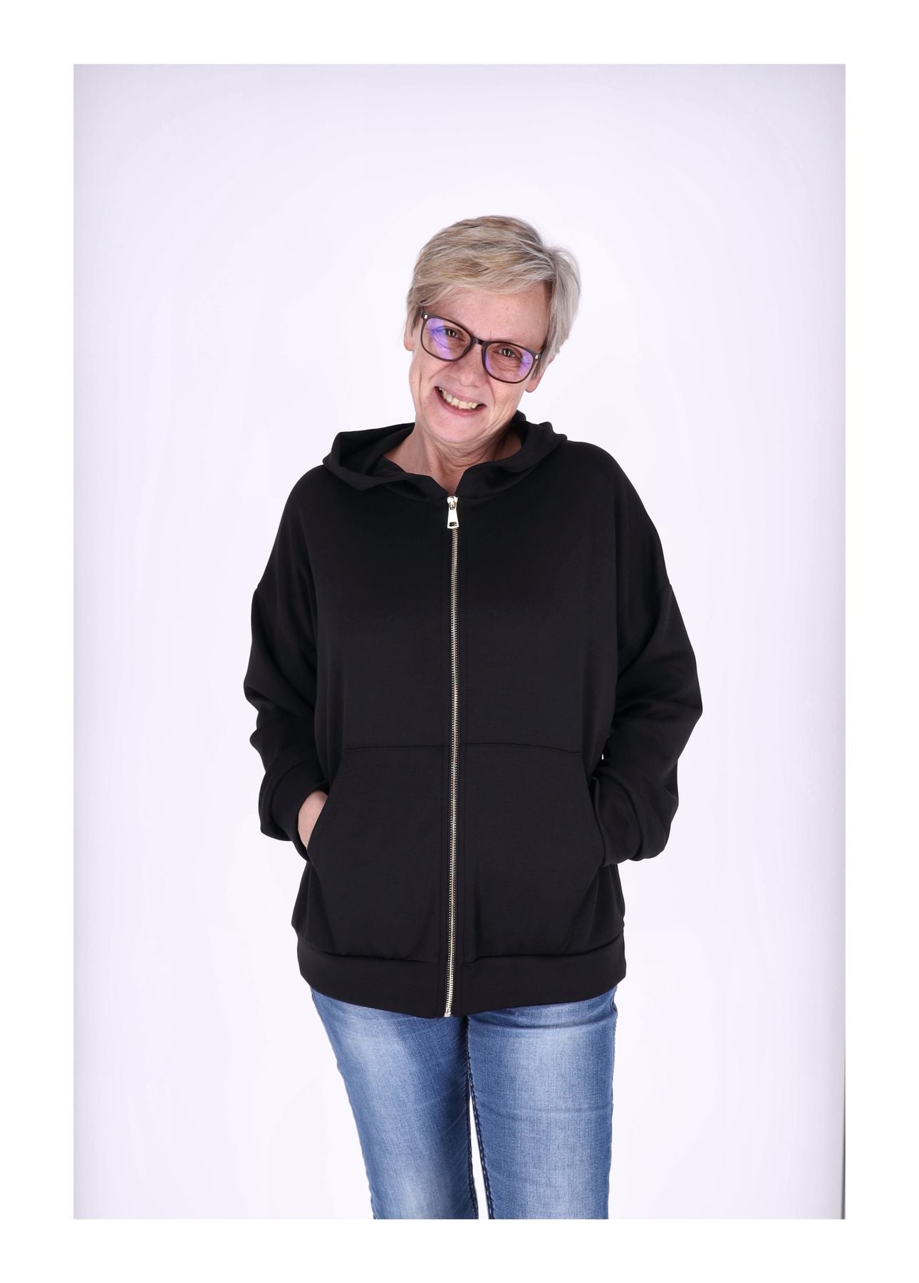 Sweatjacke Damen Kapuze