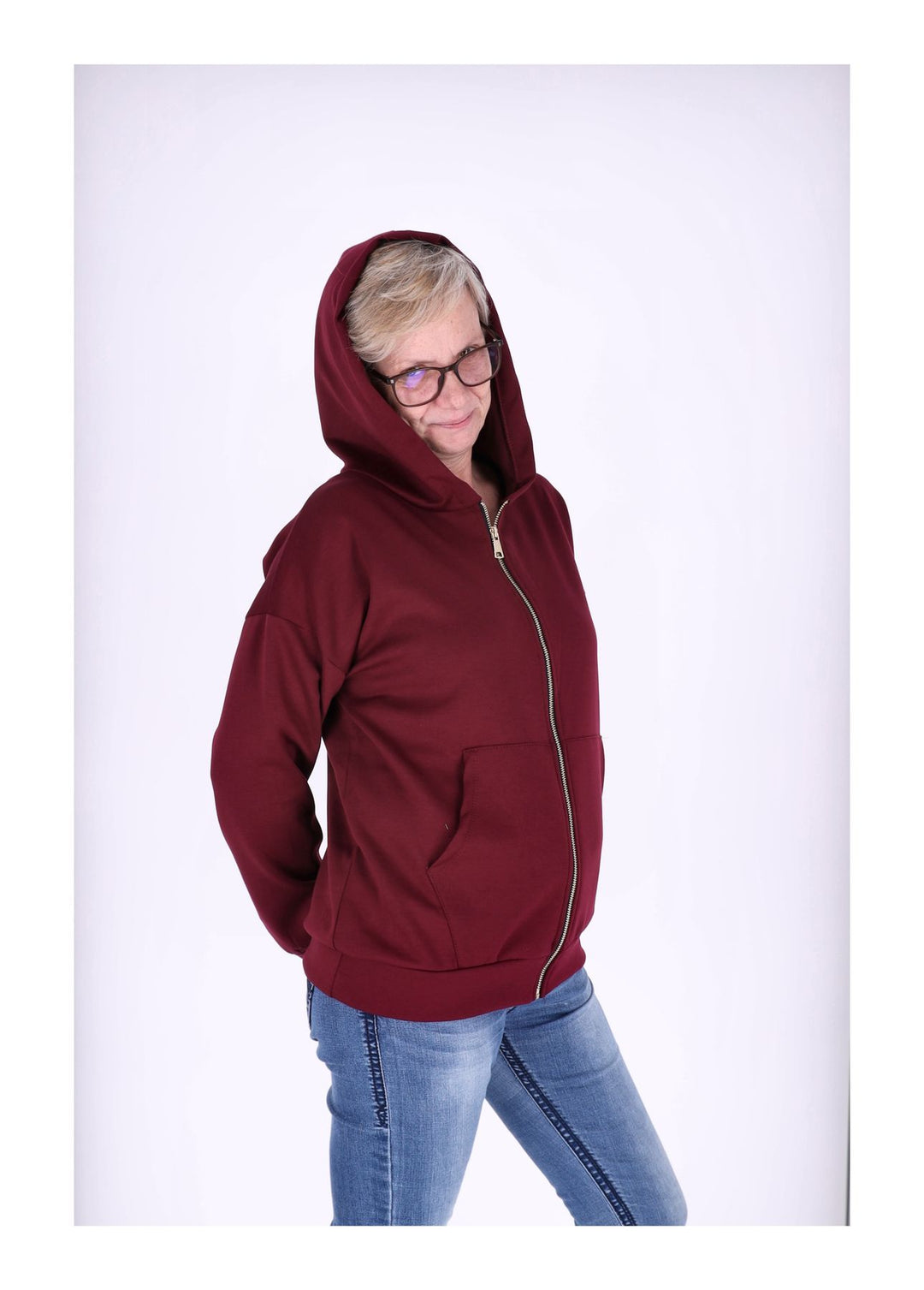 Sweatjacke Damen Kapuze