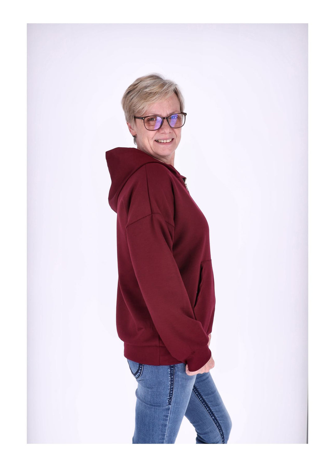 Sweatjacke Damen Kapuze