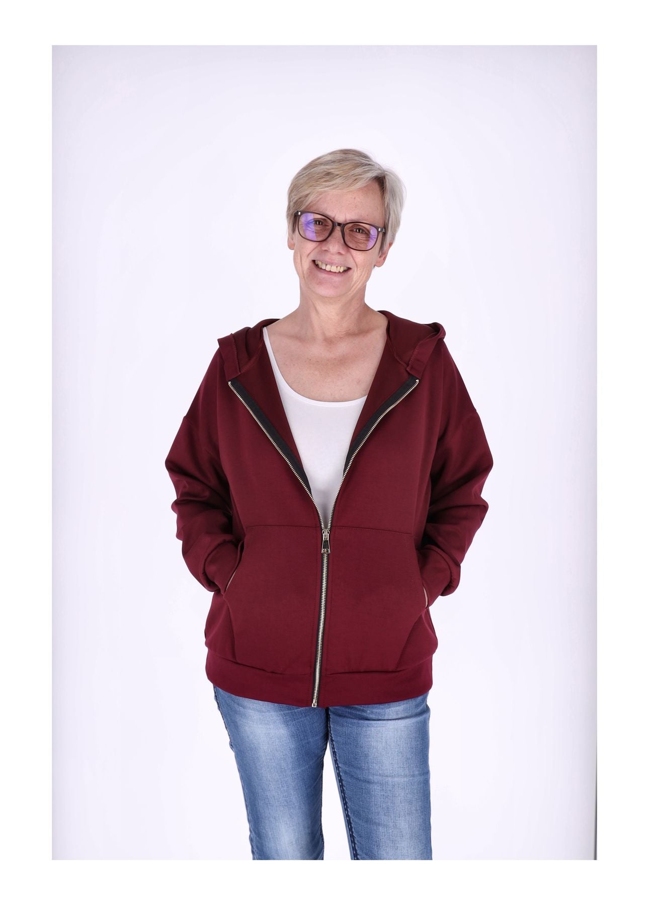 Sweatjacke Damen Kapuze