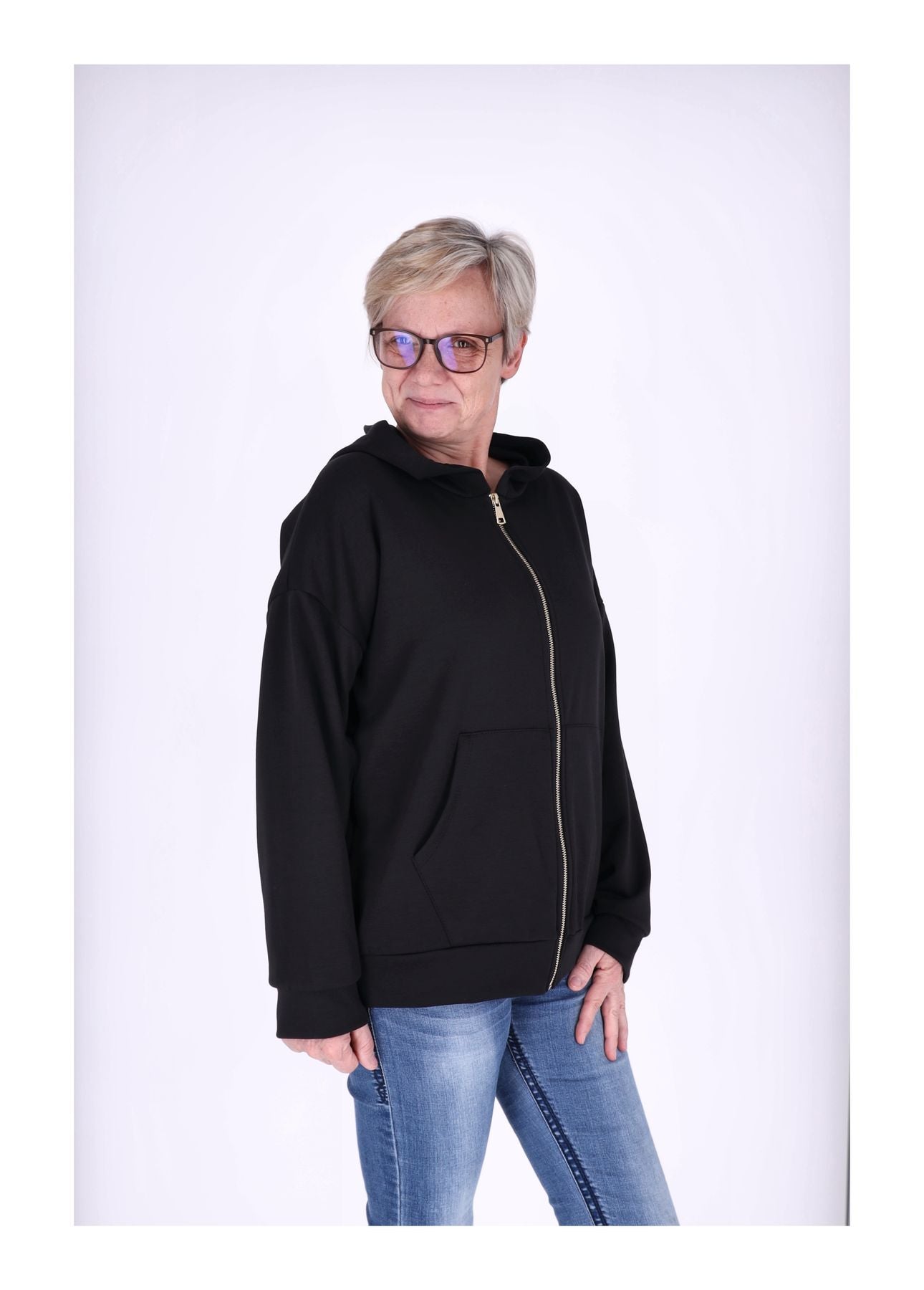 Sweatjacke Damen Kapuze