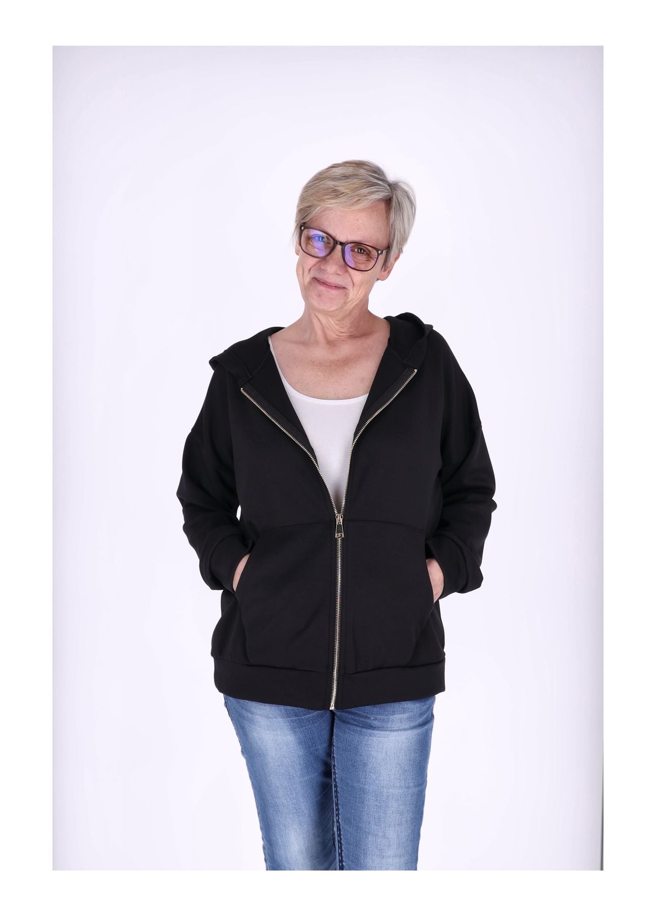 Sweatjacke Damen Kapuze