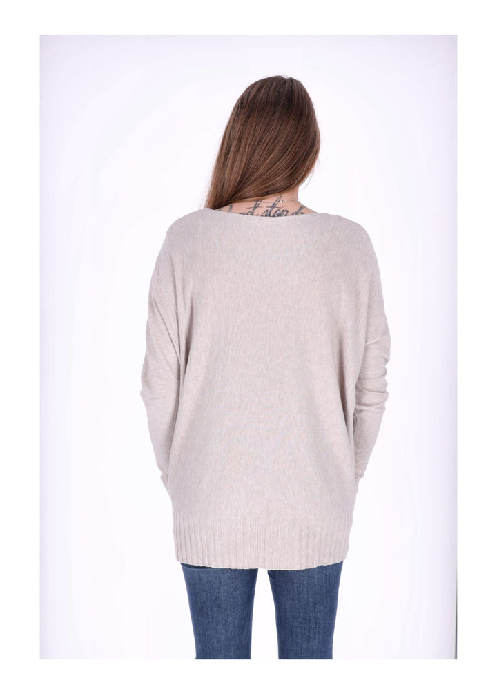 Strickpullover Damen aufgesetzte Taschen