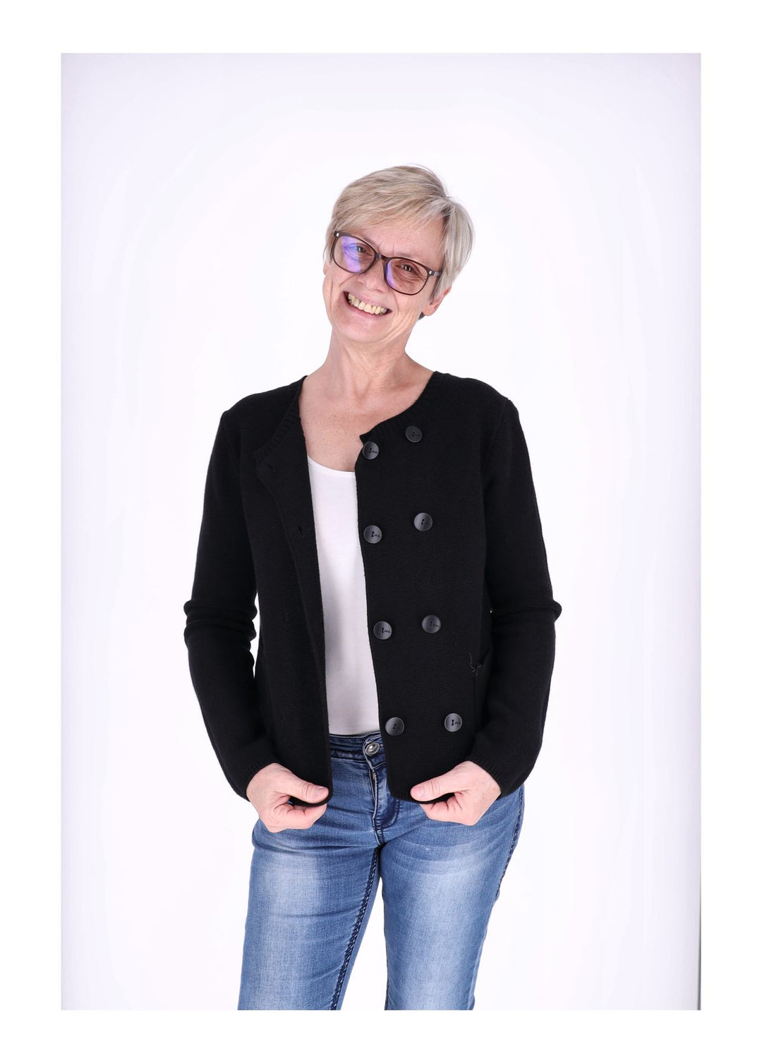 Strickjacke Damen Zweireier