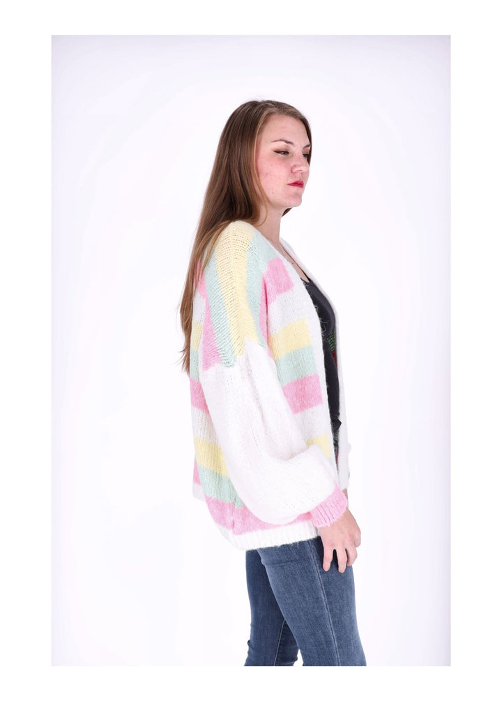 Strickjacke Ringel kurz