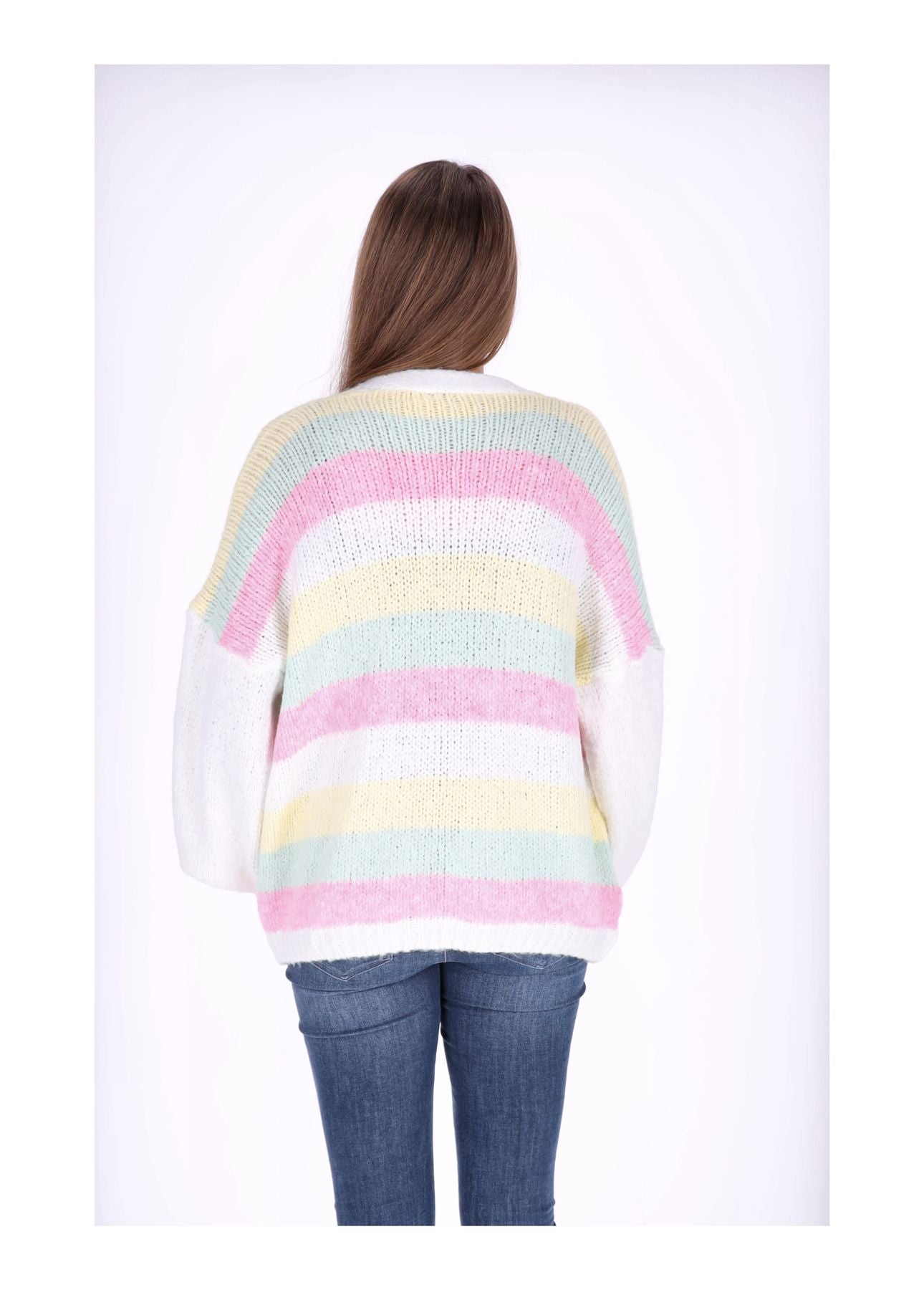 Strickjacke Ringel kurz