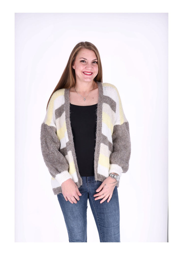 Strickjacke Ringel kurz