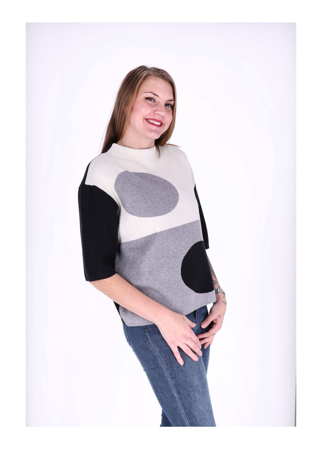 Strick Damen 1/2 Arm Muster