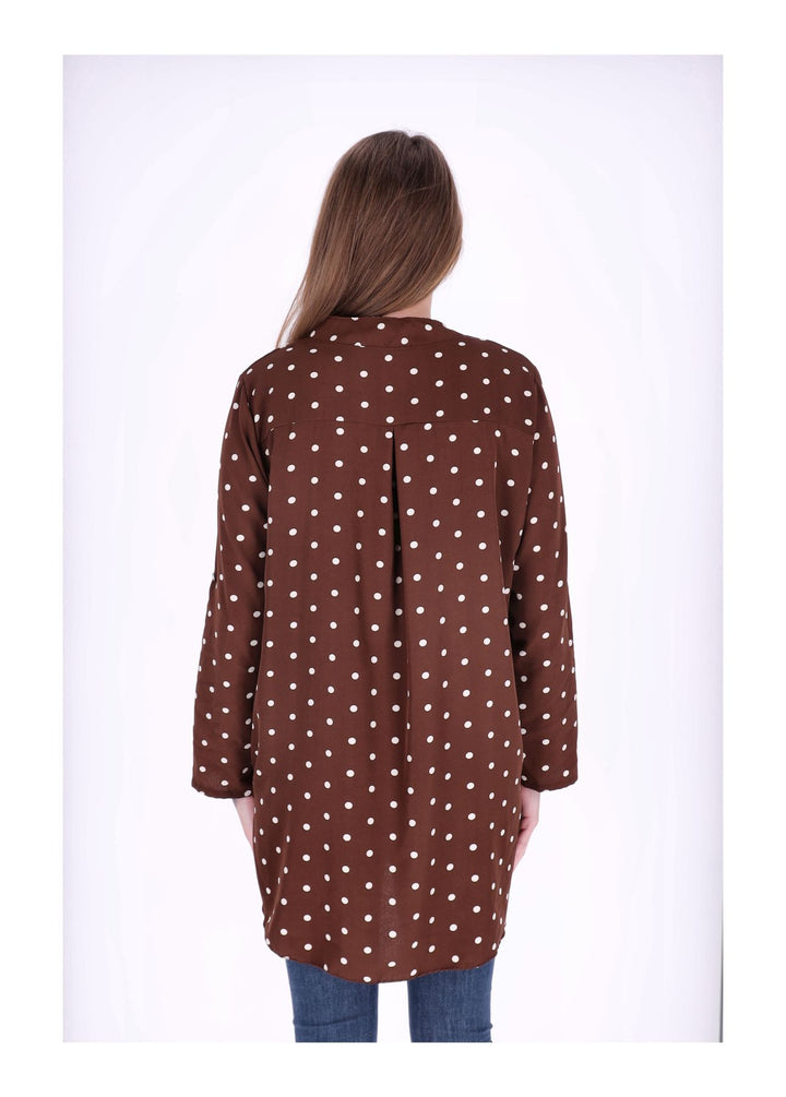 Blusenshirt Damen AOP Punkte