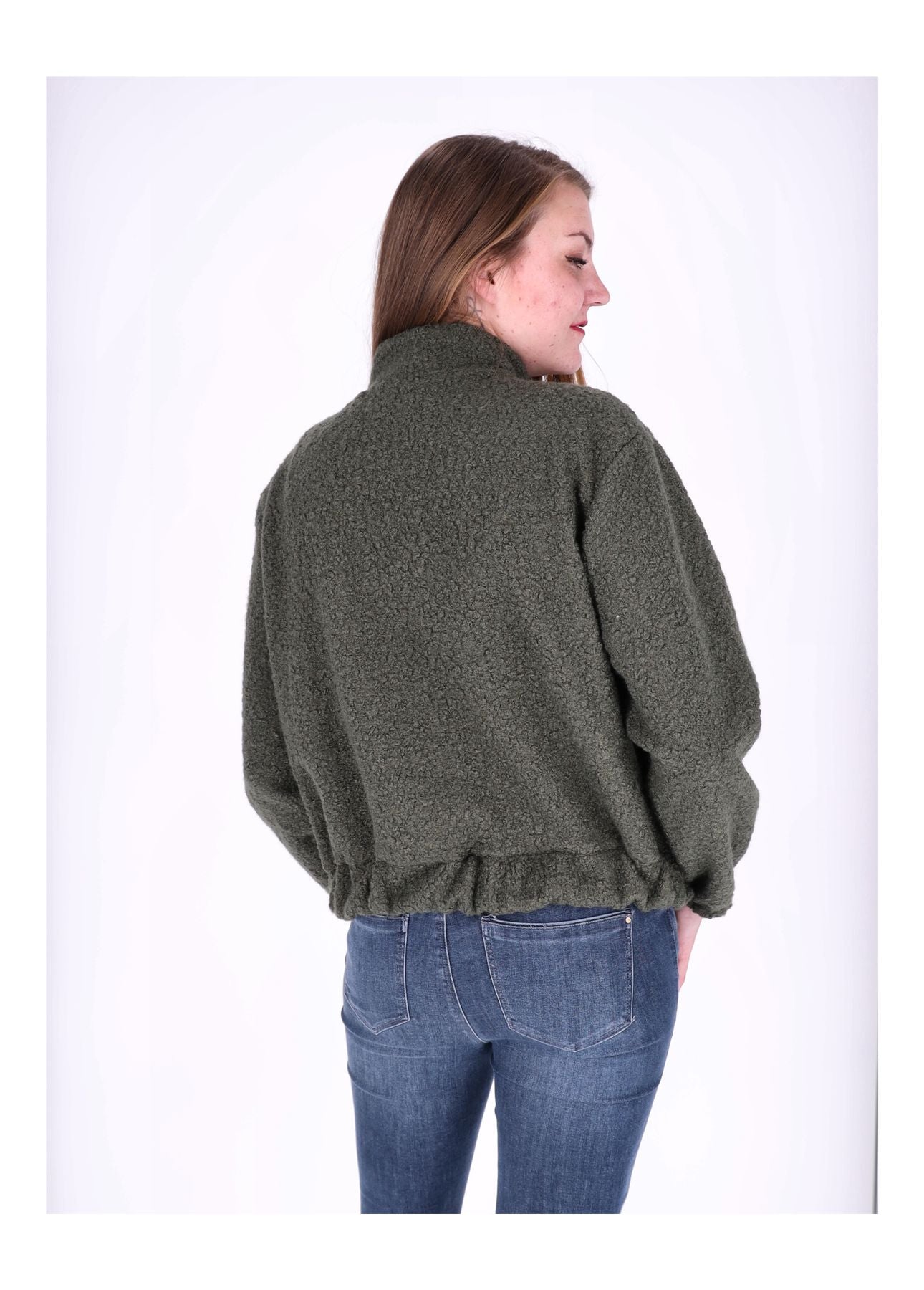 Bundjacke Damen Boucle