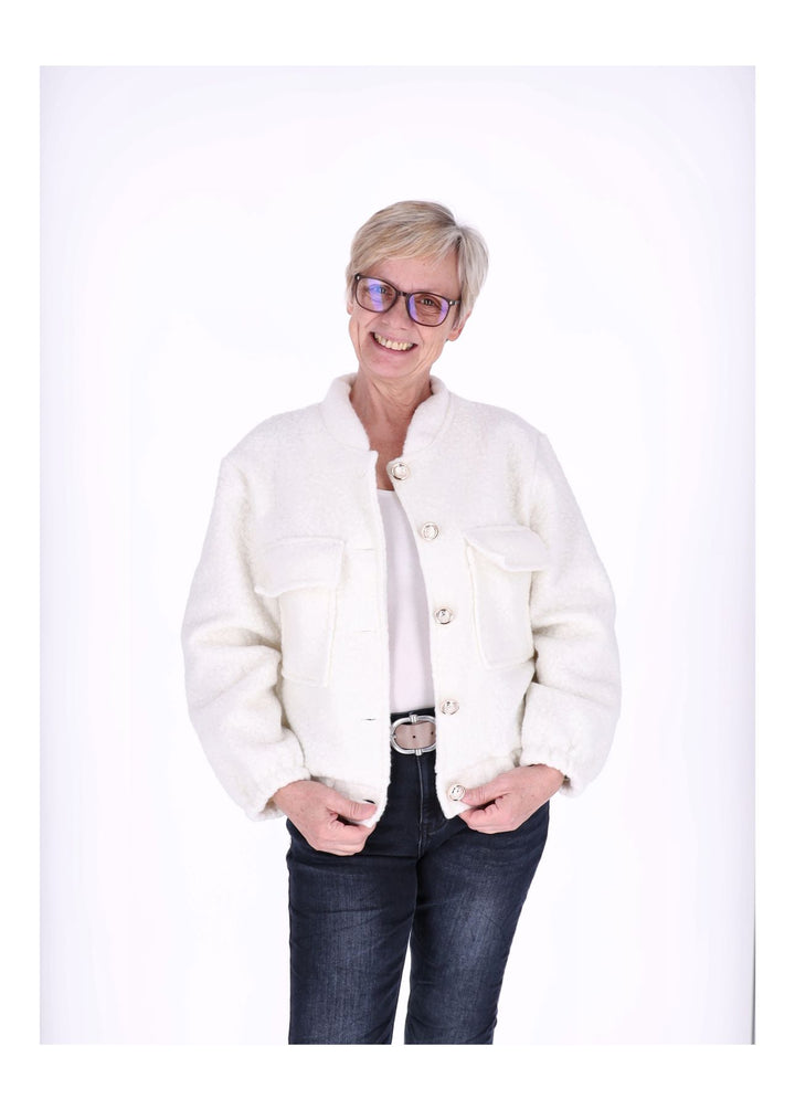 Bundjacke Damen Boucle