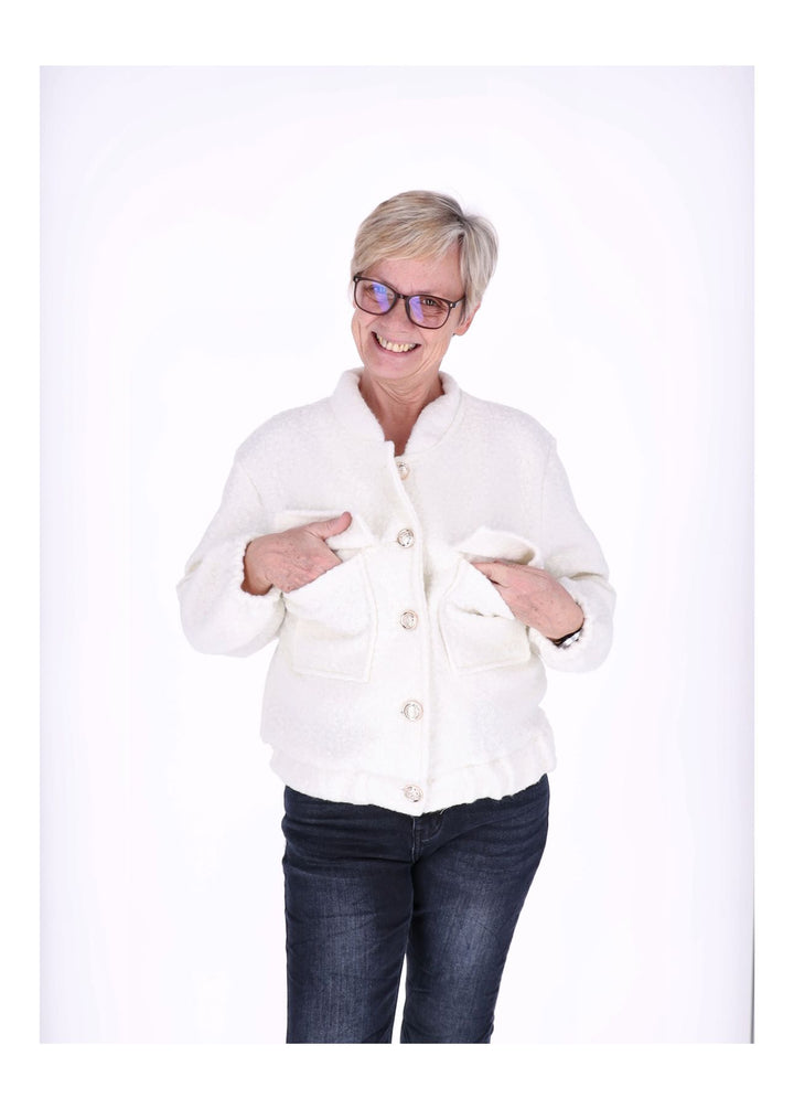 Bundjacke Damen Boucle