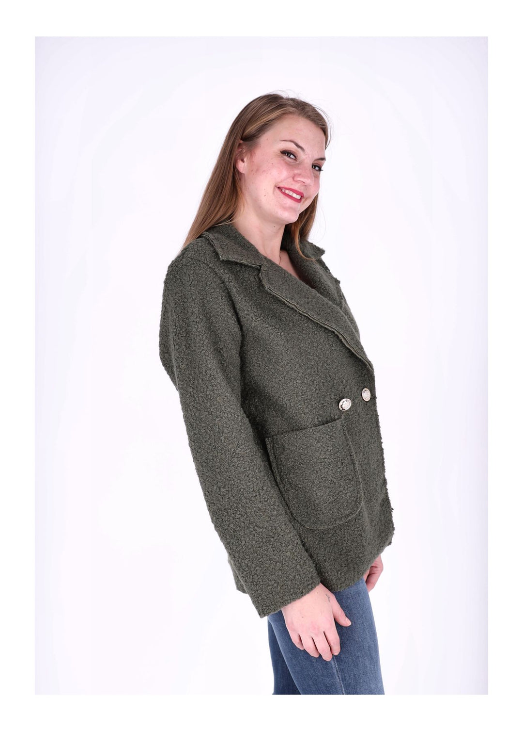 Kurzjacke Damen Boucle