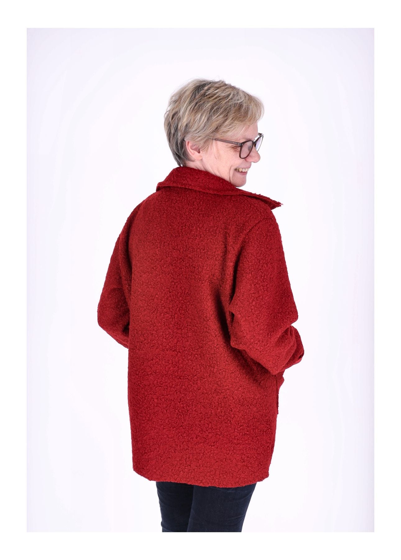 Kurzjacke Damen Boucle