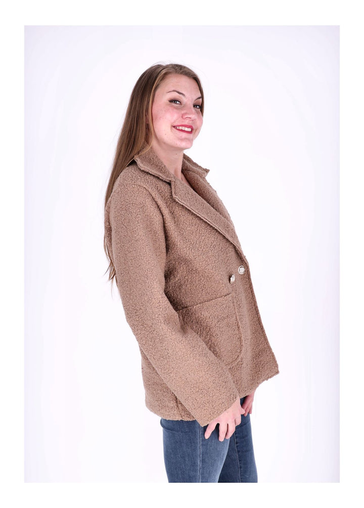 Kurzjacke Damen Boucle