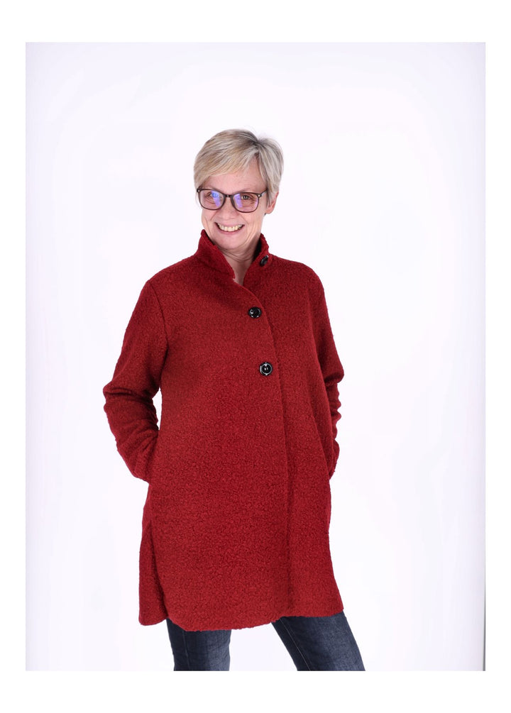 Kurzmantel Damen Boucle