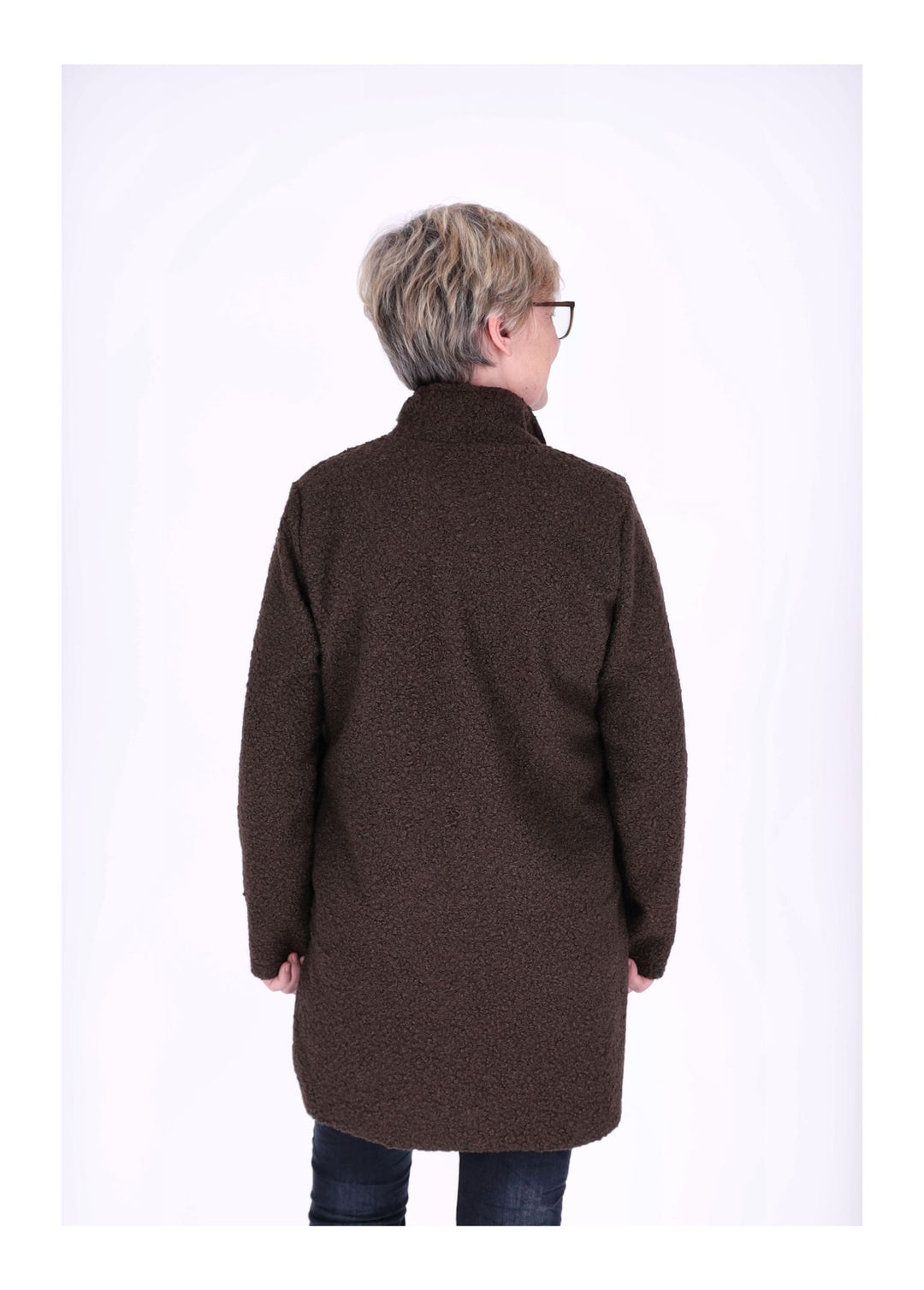 Kurzmantel Damen Boucle