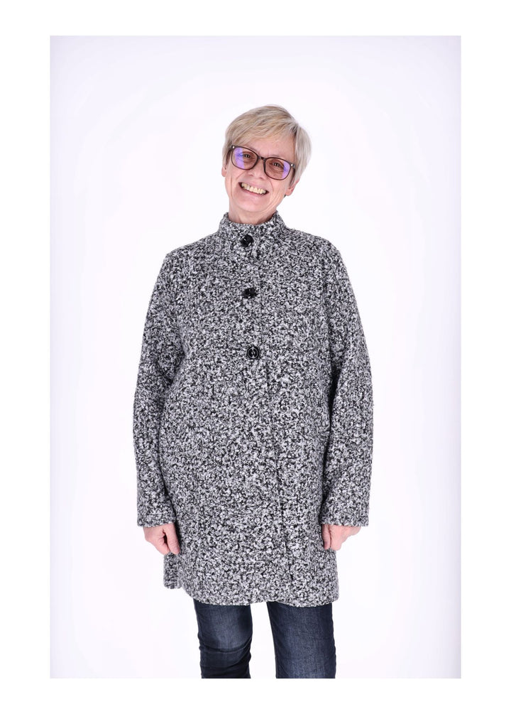 Kurzmantel Damen Boucle
