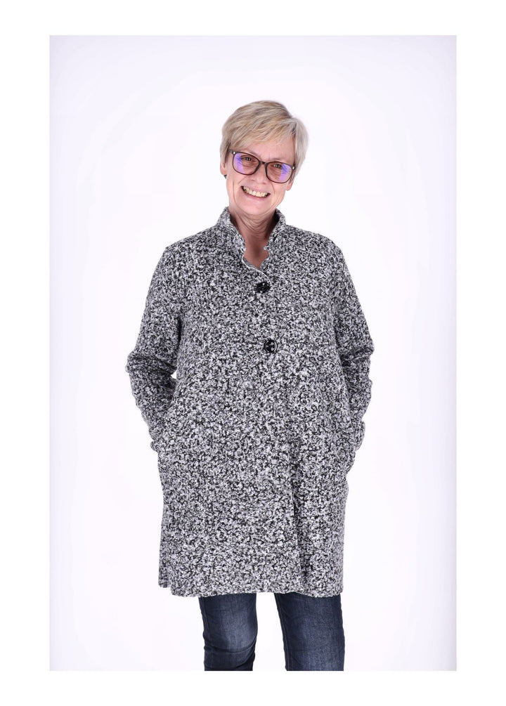Kurzmantel Damen Boucle