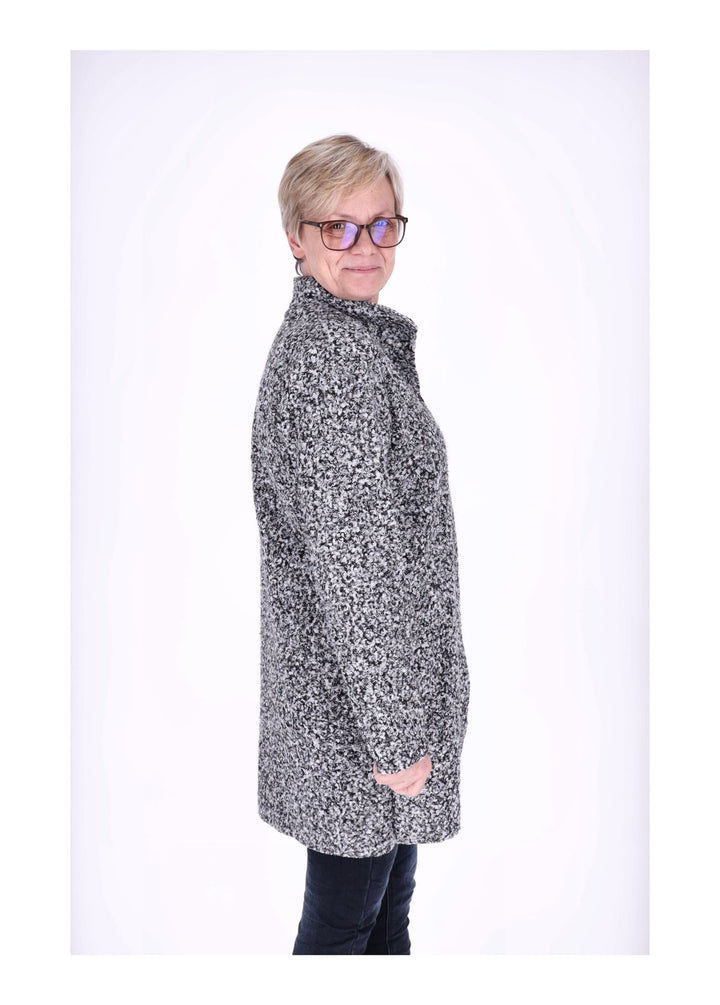 Kurzmantel Damen Boucle