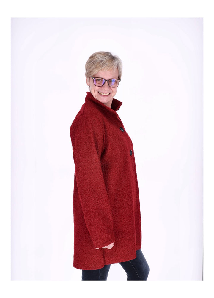 Kurzmantel Damen Boucle