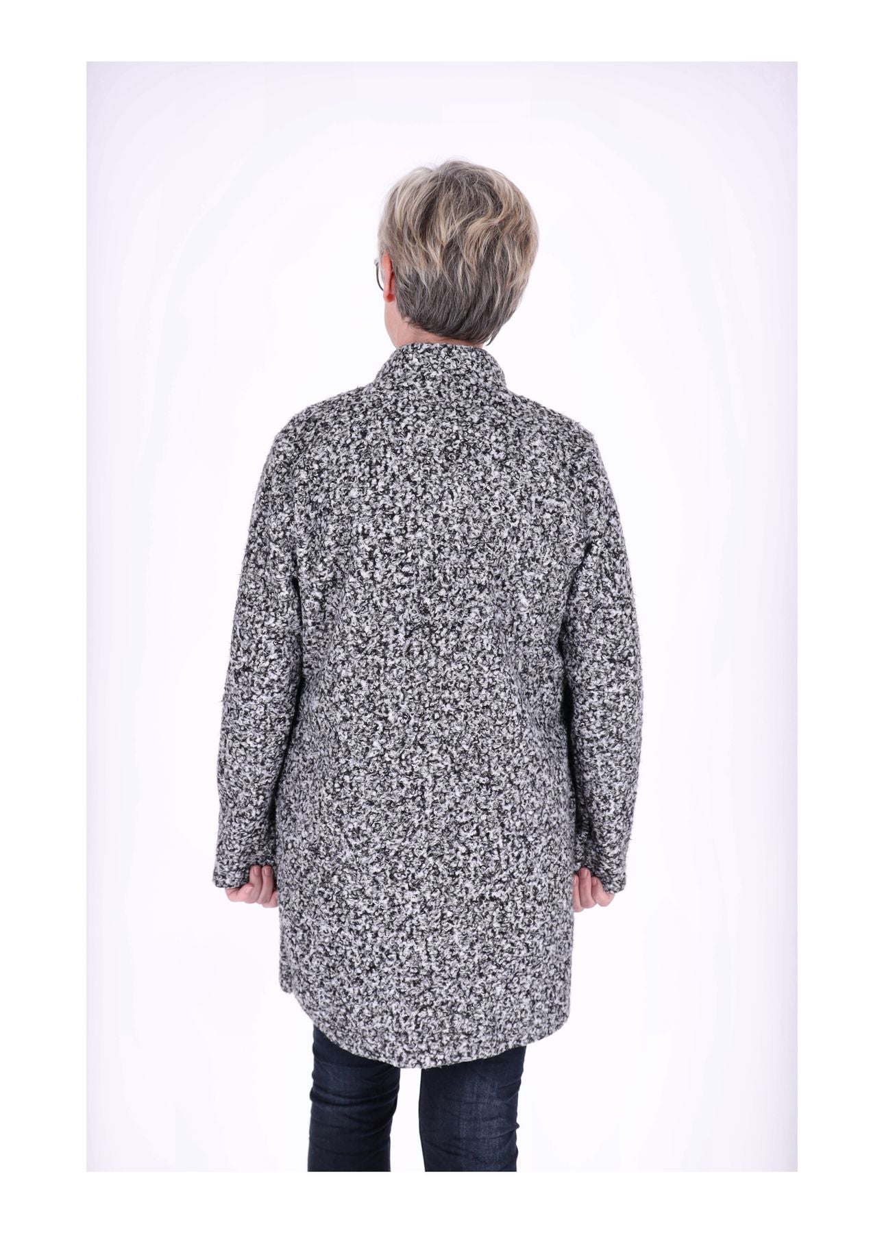 Kurzmantel Damen Boucle