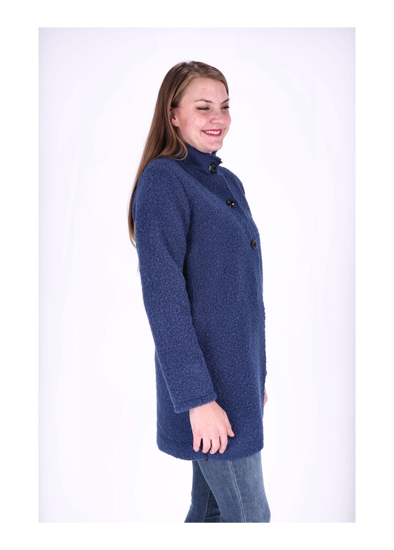 Kurzmantel Damen Boucle
