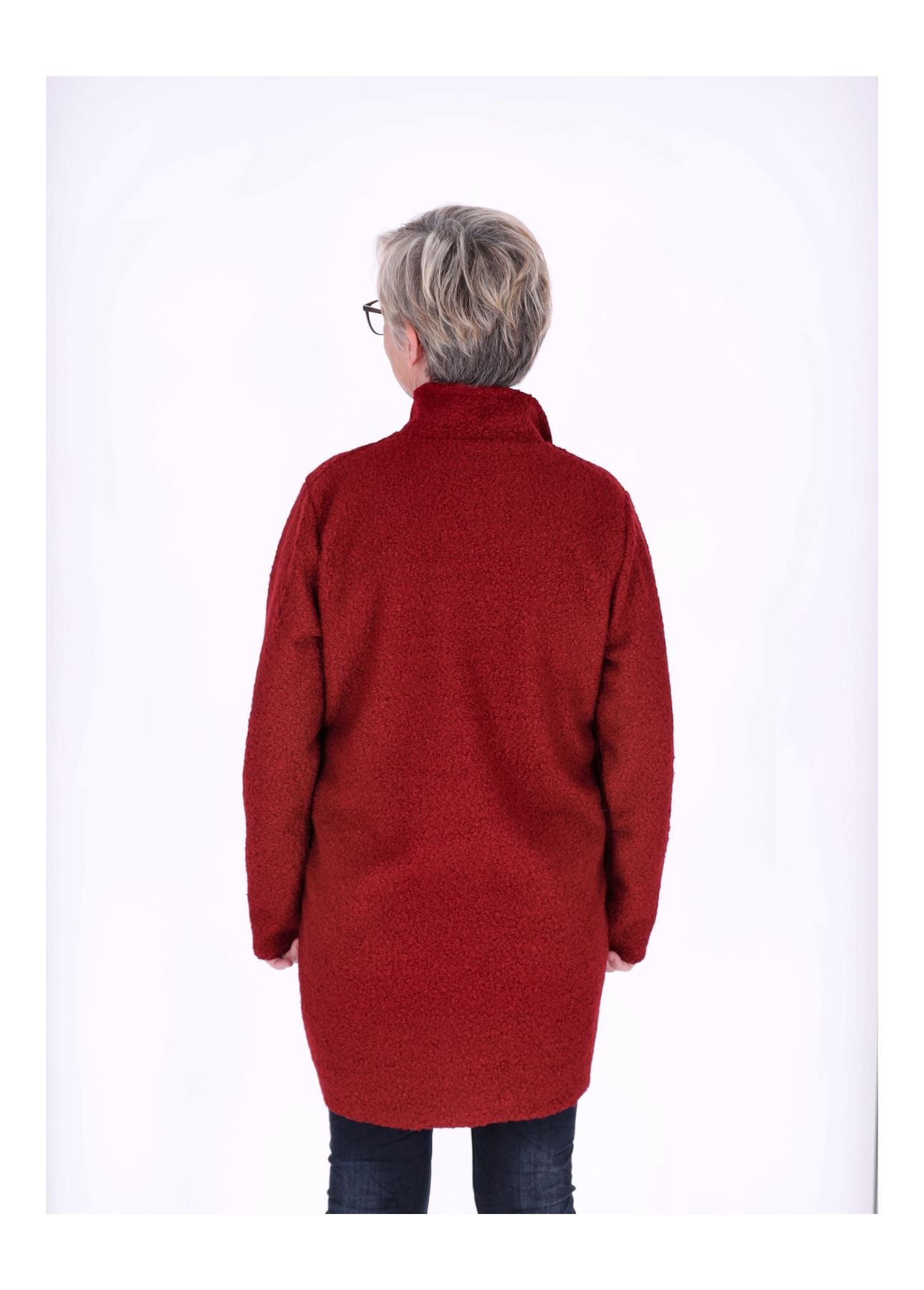 Kurzmantel Damen Boucle