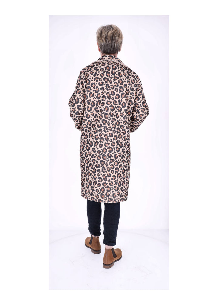 Mantel Veloure Optik AOP Leo