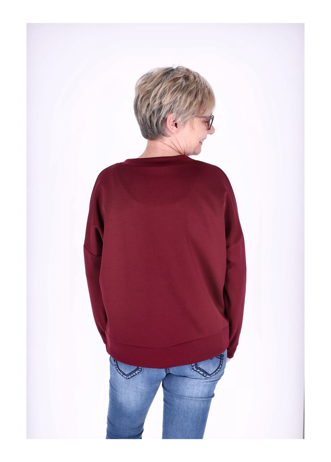 Sweat Damen Stickerei Vitage