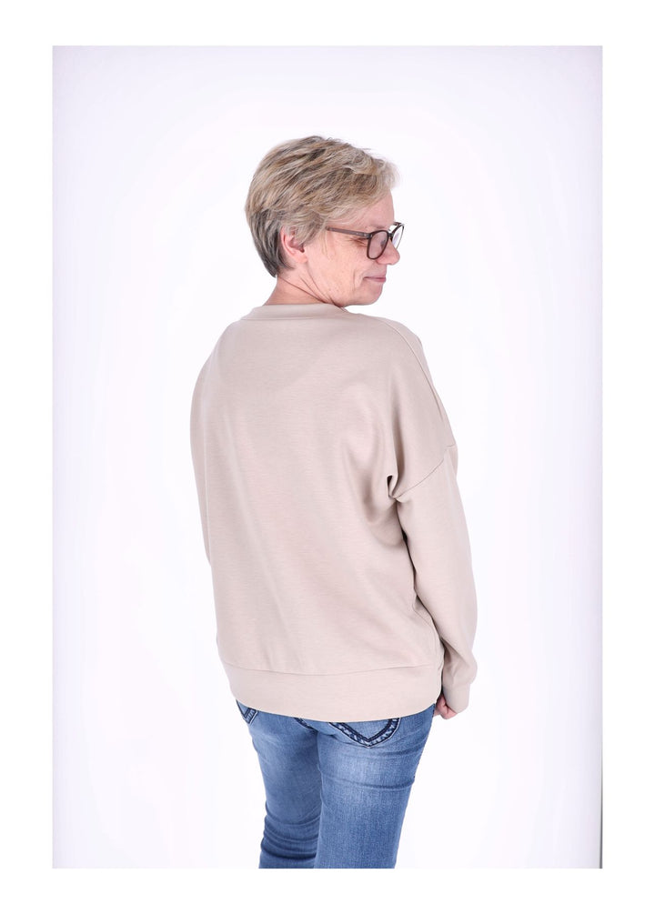 Sweat Damen Stickerei Vitage