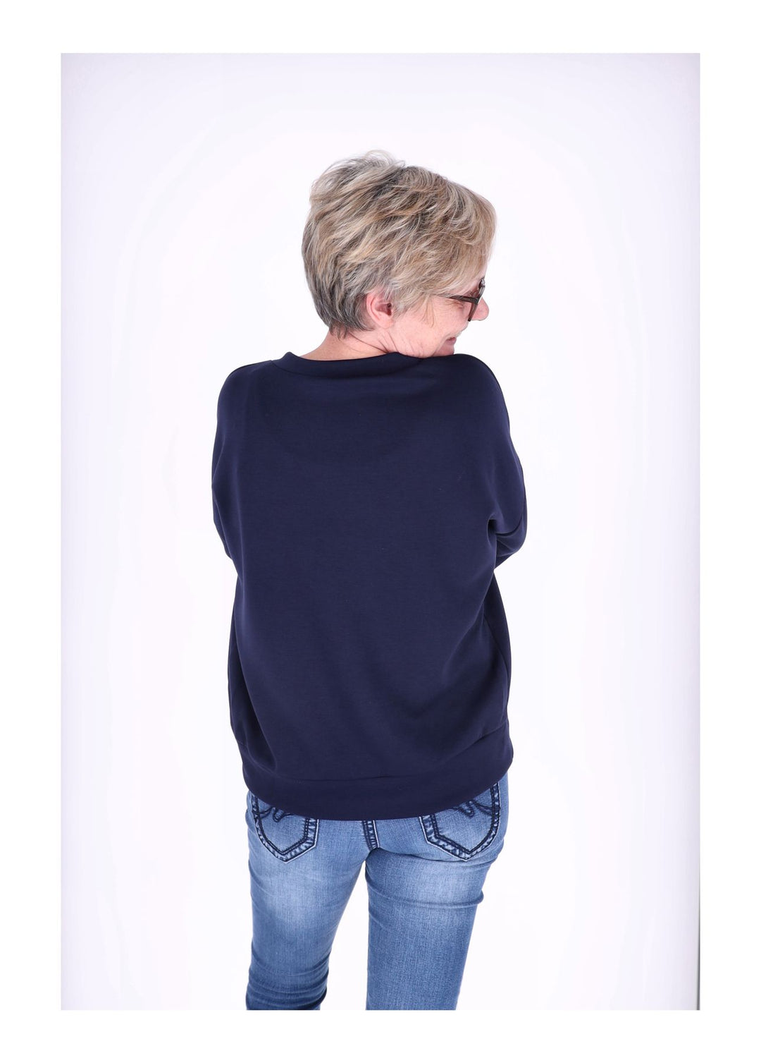 Sweat Damen Stickerei Vitage