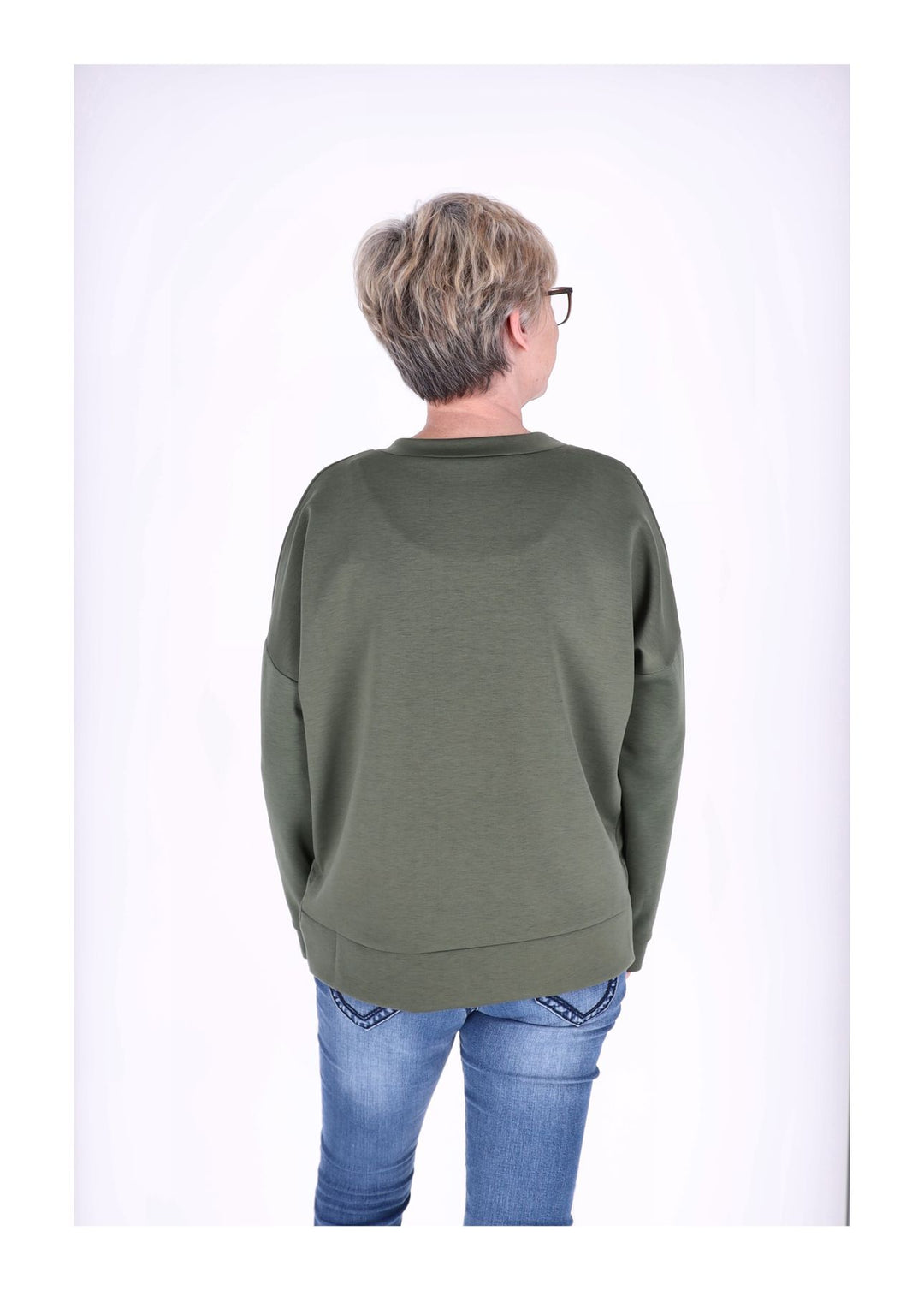 Sweat Damen Stickerei Vitage