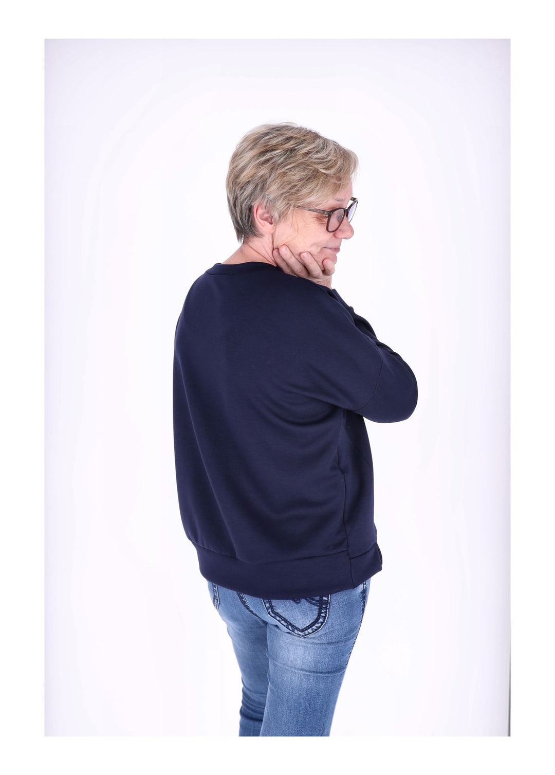 Sweat Damen Stickerei Vitage