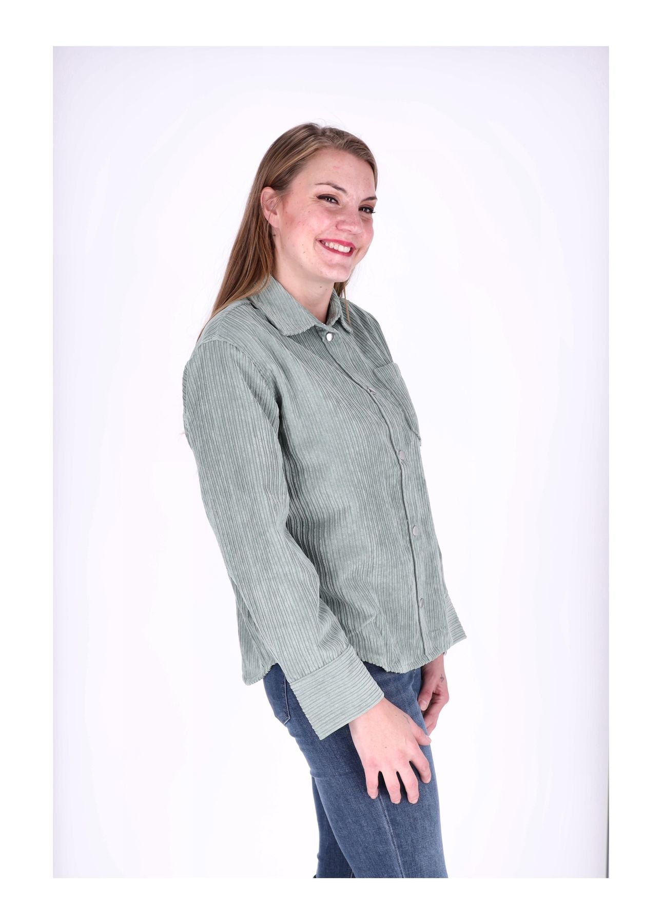 Ladies Blouse Woven Fancy Cord