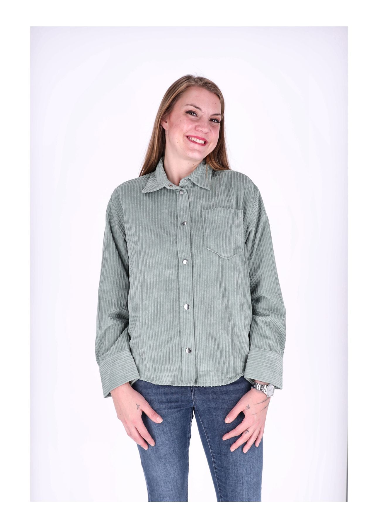 Ladies Blouse Woven Fancy Cord