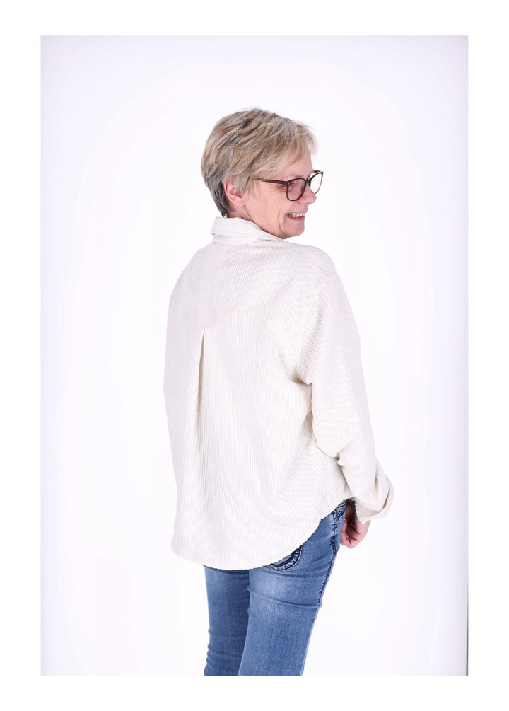 Ladies Blouse Woven Fancy Cord