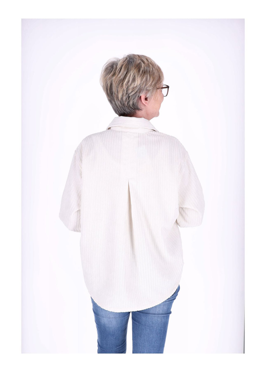 Ladies Blouse Woven Fancy Cord