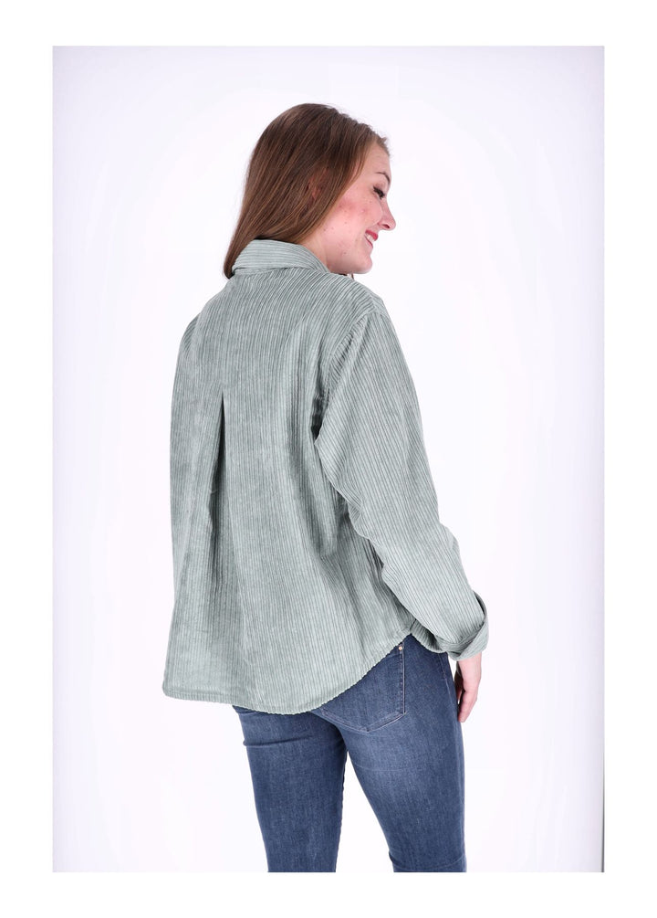 Ladies Blouse Woven Fancy Cord