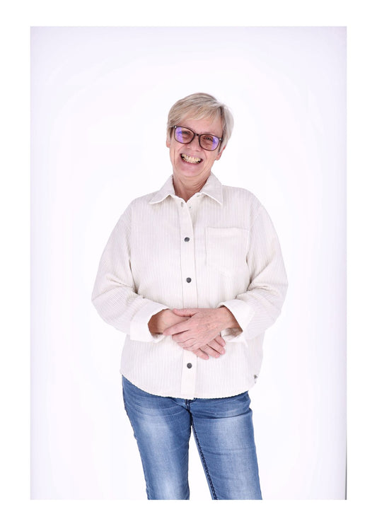 Ladies Blouse Woven Fancy Cord